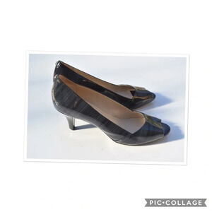 Calvin Klein Parisa peep toe pumps